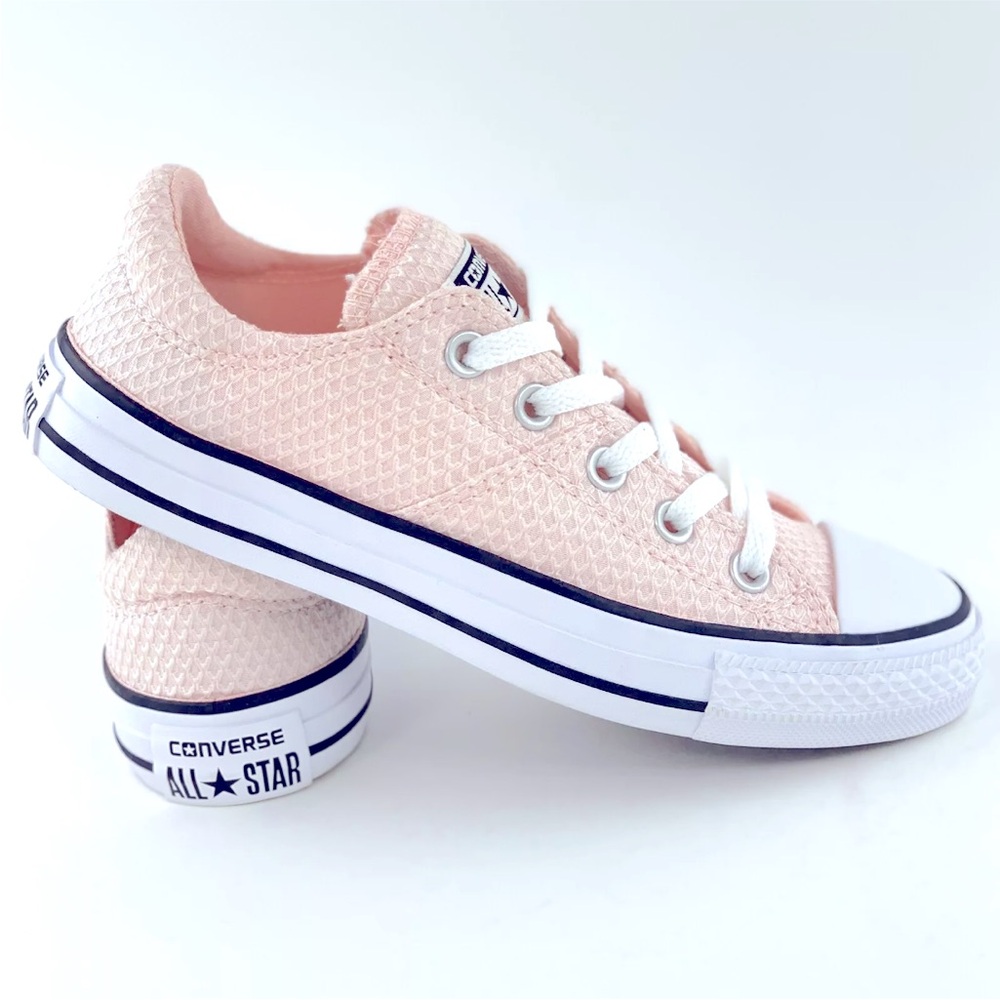 Converse Chuck Taylor Lace Up‎ All Star Shoes Size 6 Womens Light Pink Honeycomb